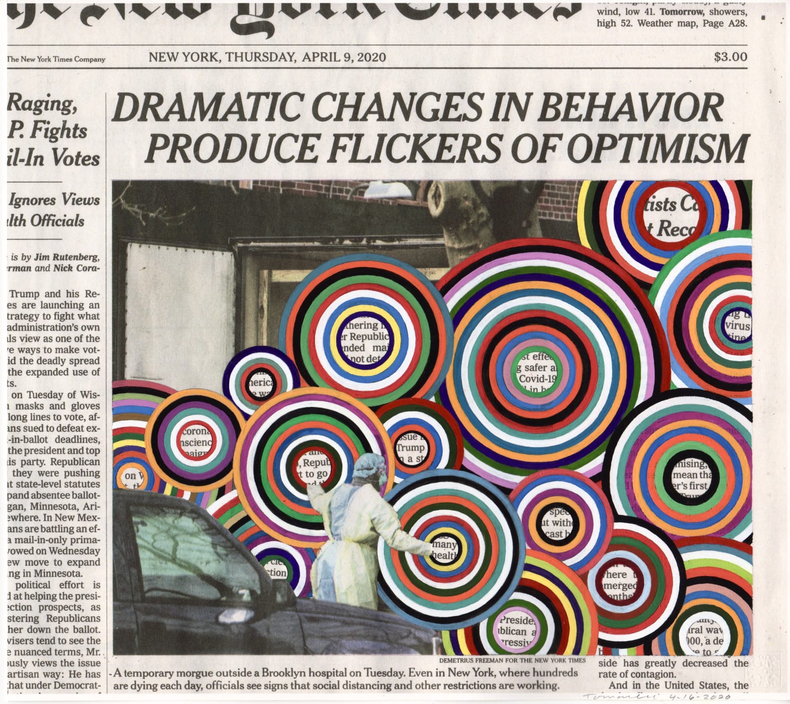 FRED TOMASELLI, April 9, 2020, 2020