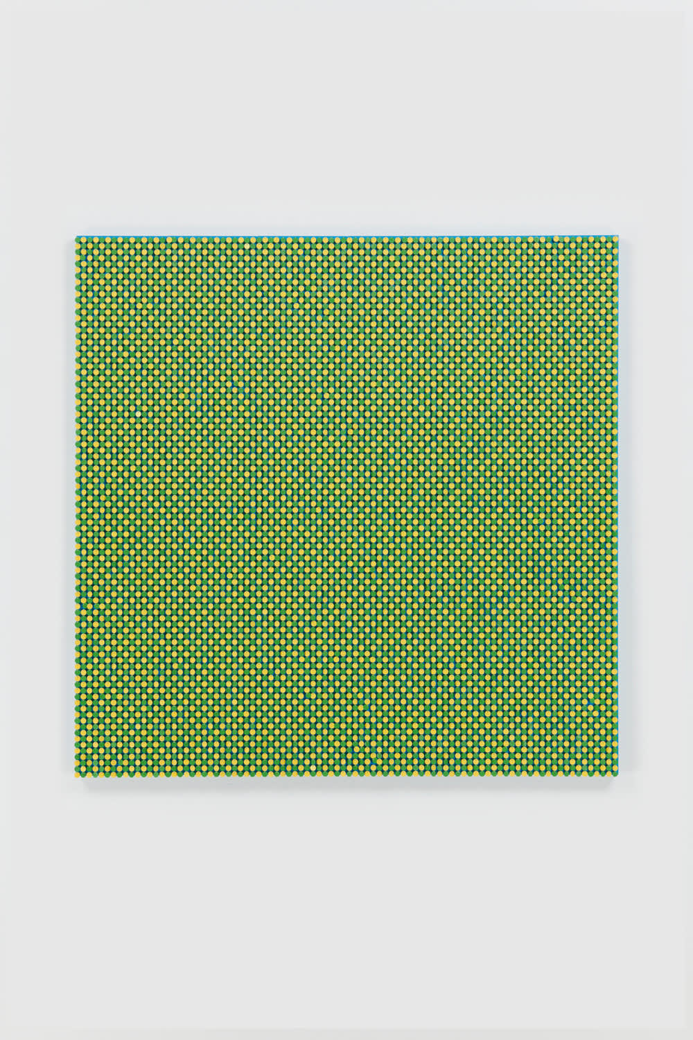 SPENCER FINCH, Optical Study (yellow/blue/green), 2022