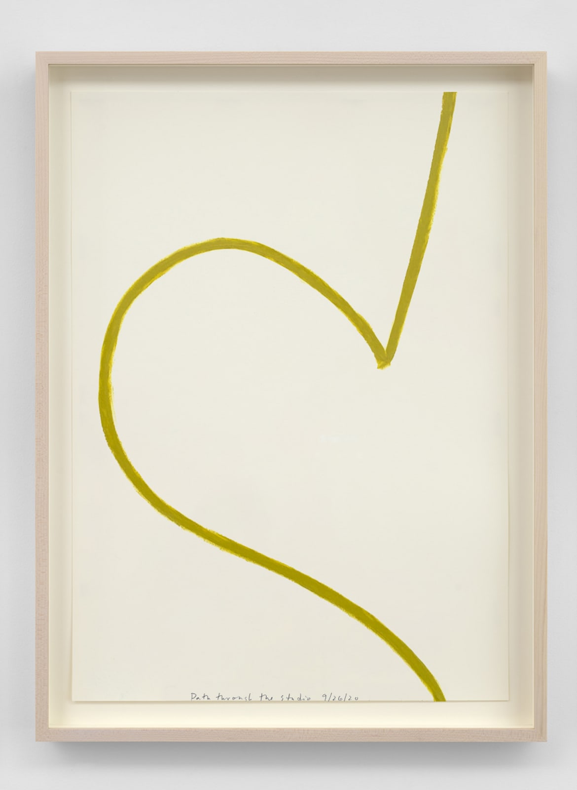 SPENCER FINCH, Paths through the studio (8/31/20 - 10/10/20), I, 2020