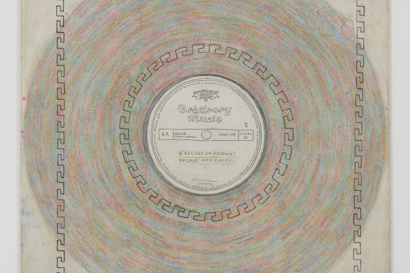 SIMON EVANS ™, Arbitrary Music (a record of known people and places), 2020