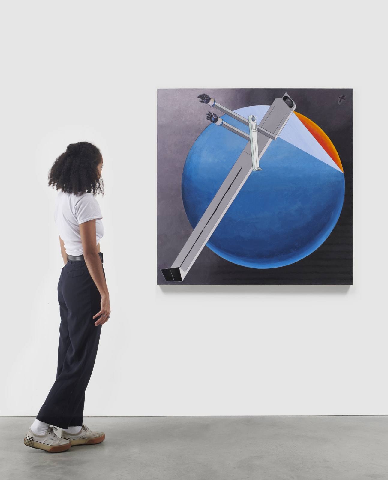 MERNET LARSEN, Astronauts: Sunset (after El Lissitzky), 2020