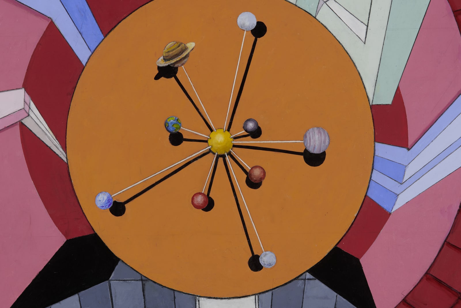 MERNET LARSEN, Solar System, Explained (after El Lissitzky), 2020