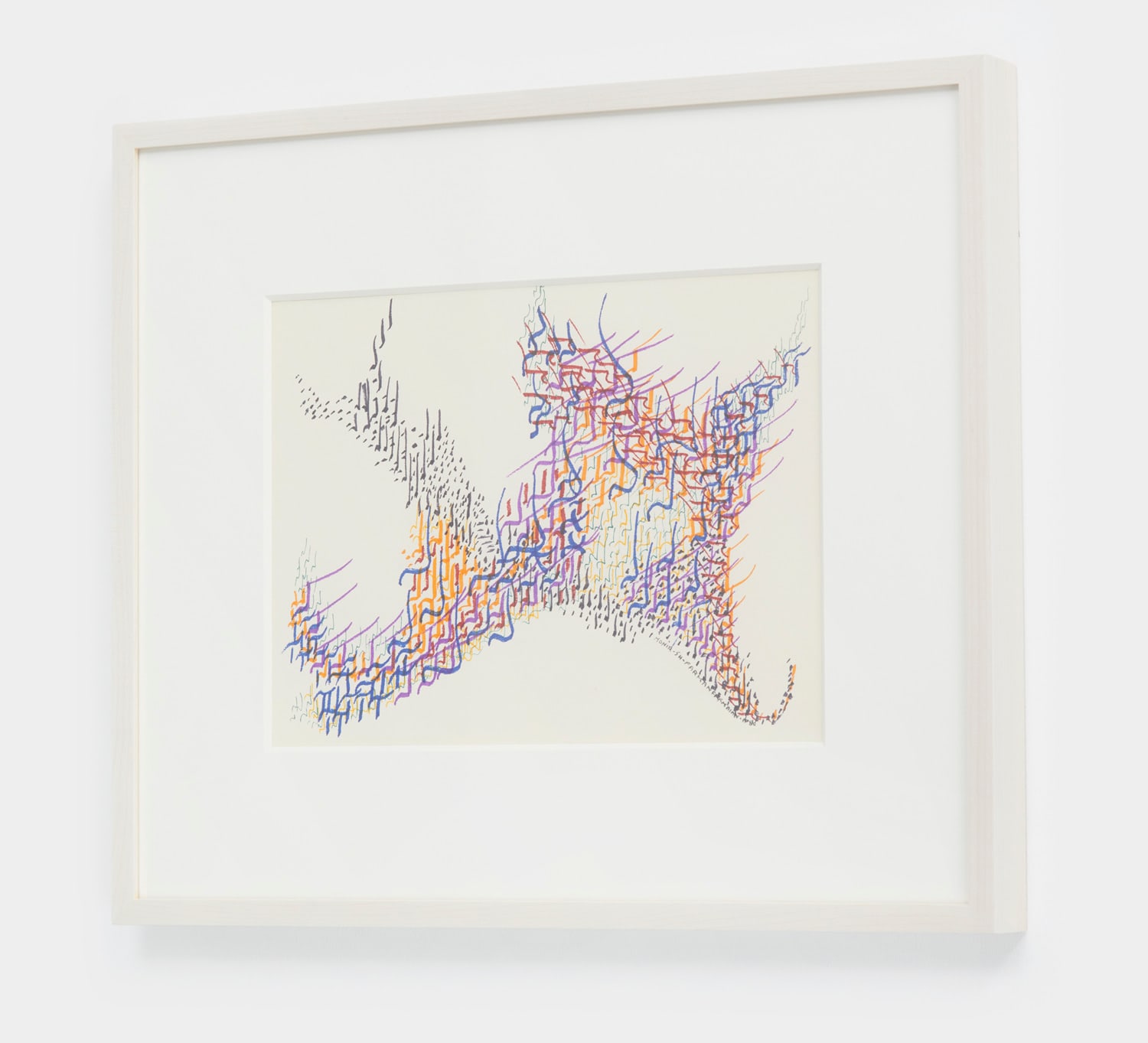 MONIR SHAHROUDY FARMANFARMAIAN, Untitled (Calligraphy 23), 1980