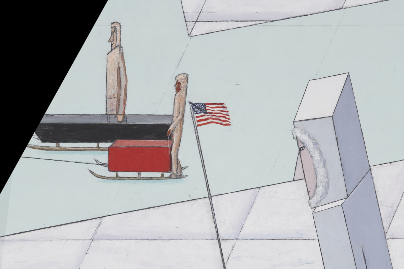 MERNET LARSEN, Departure (after El Lissitzky), 2019