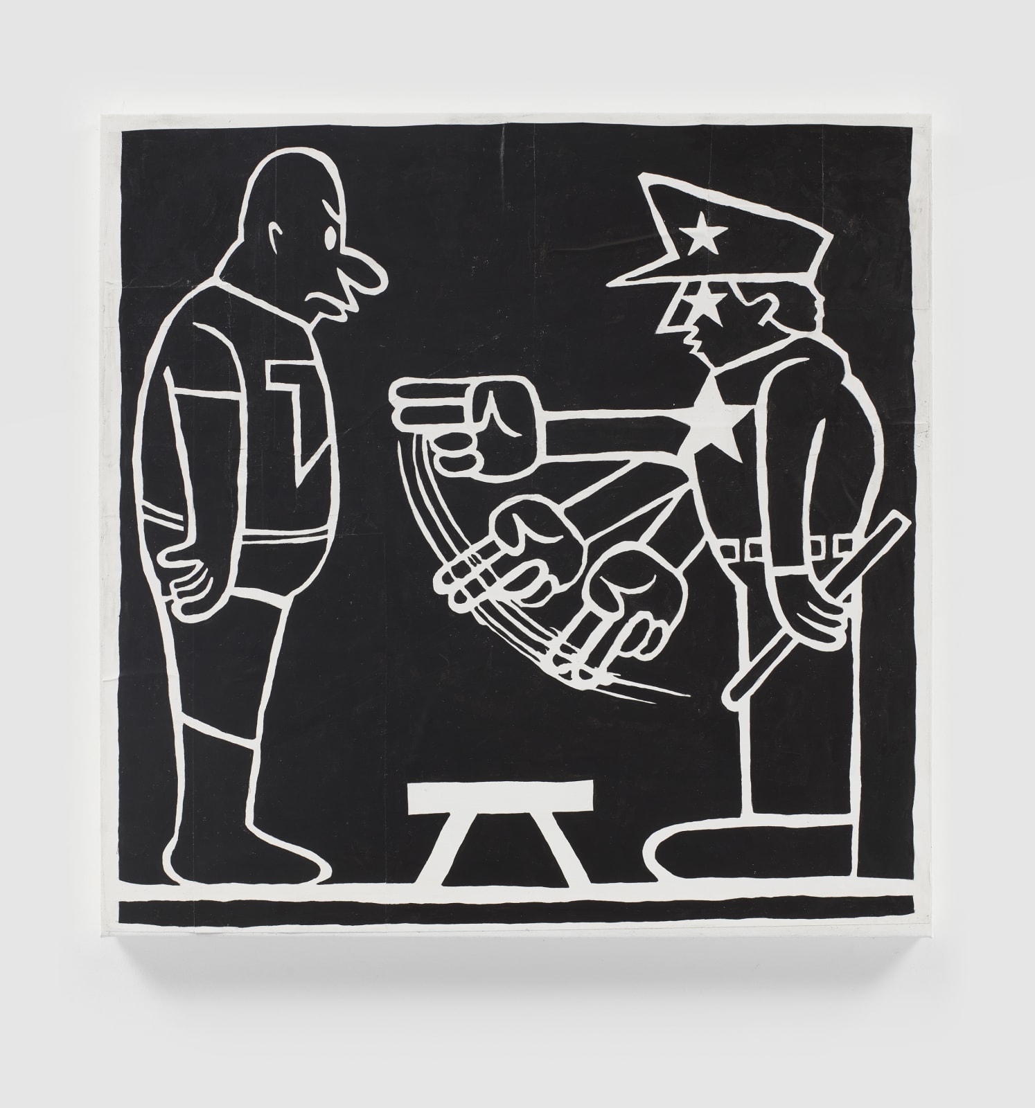 TRENTON DOYLE HANCOCK, Step and Screw: West End Scrap (Fingered), 2021