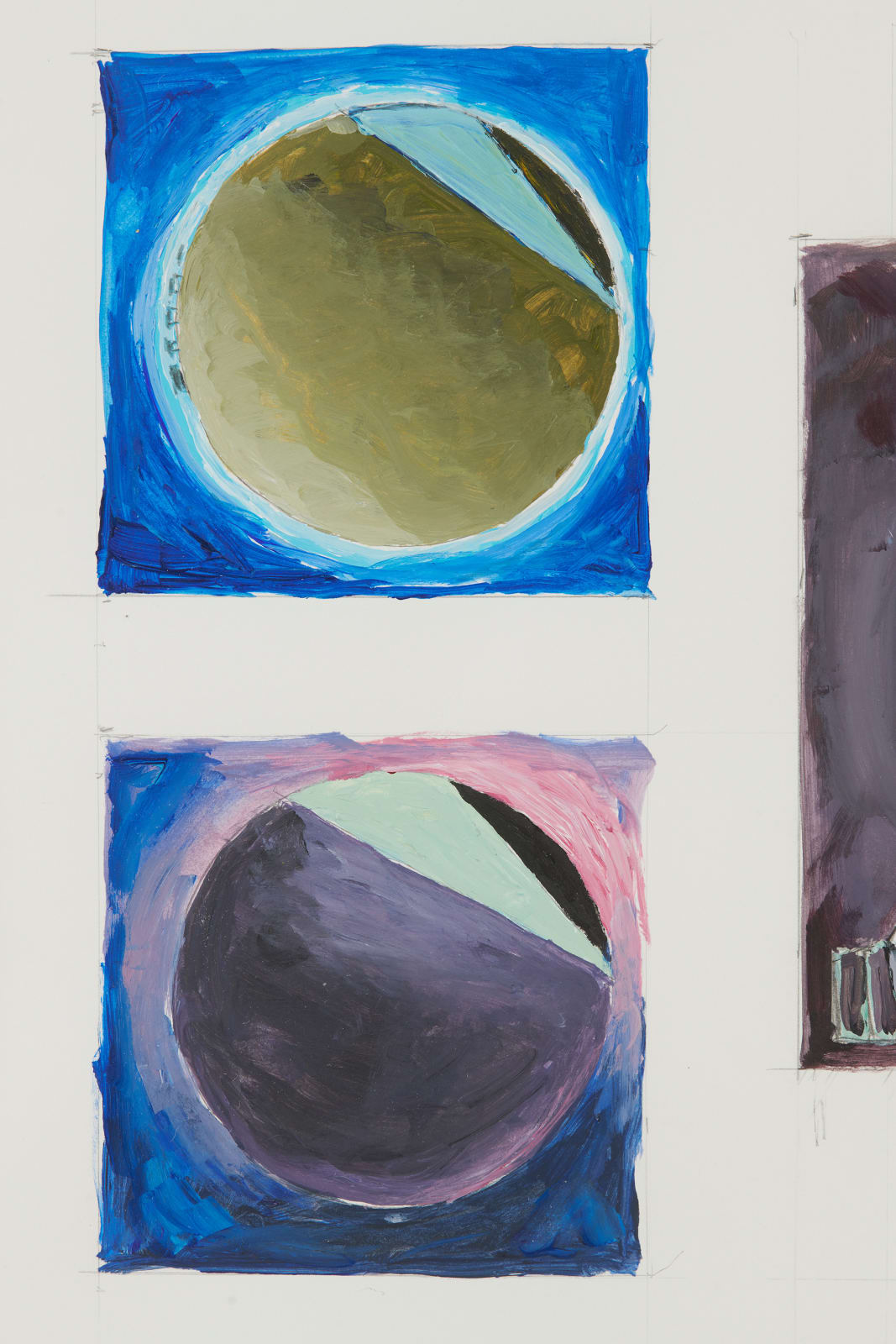 MERNET LARSEN, Studies for "Astronauts: Sunset" & "Astronaut: Sunrise", 2019