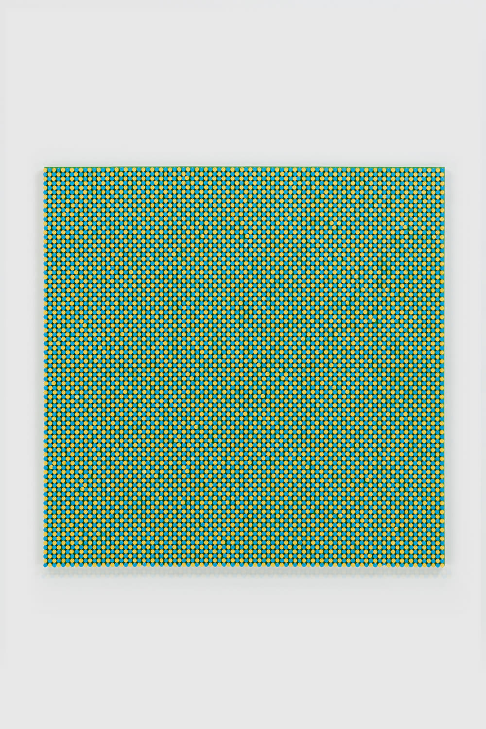 SPENCER FINCH, Optical Study (yellow/blue/green), 2022