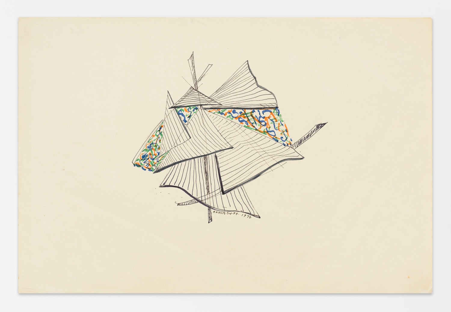 MONIR SHAHROUDY FARMANFARMAIAN, Nomadic Tent (Chador 3), 1976