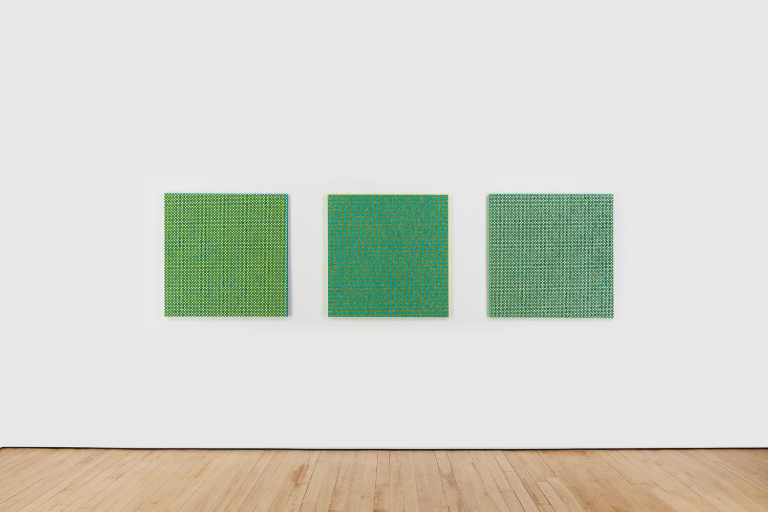 SPENCER FINCH, Optical Study (yellow/blue/green), 2022
