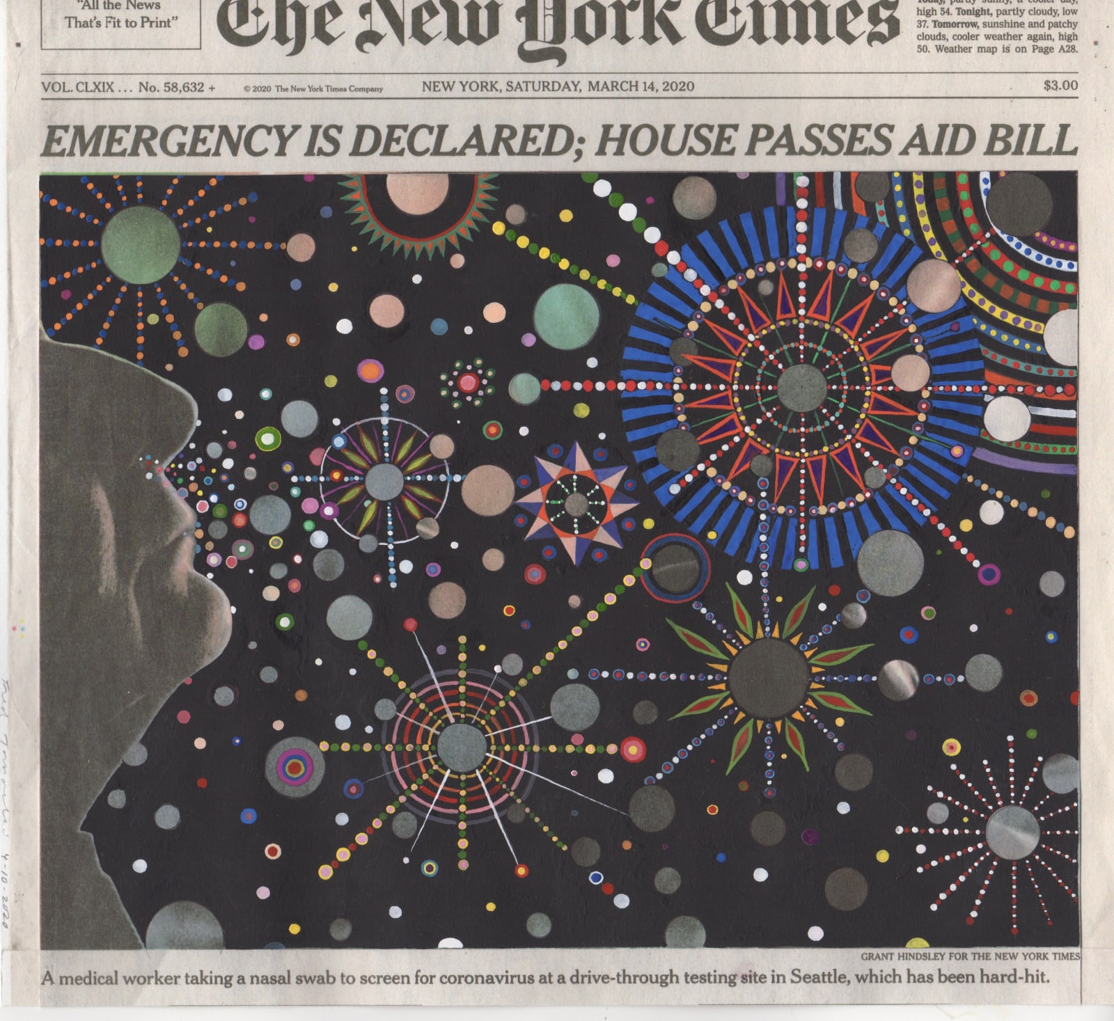FRED TOMASELLI, March 14, 2020, 2020