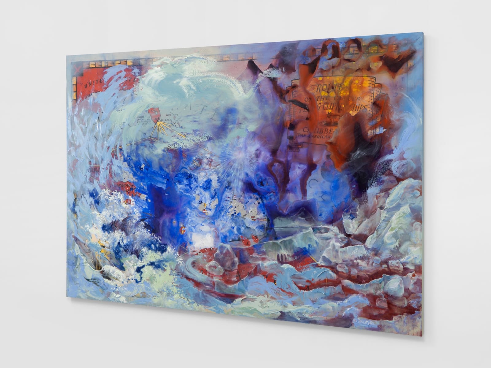 FIRELEI BÁEZ, Untitled (Routes of the famous flying Clipper ships), 2022