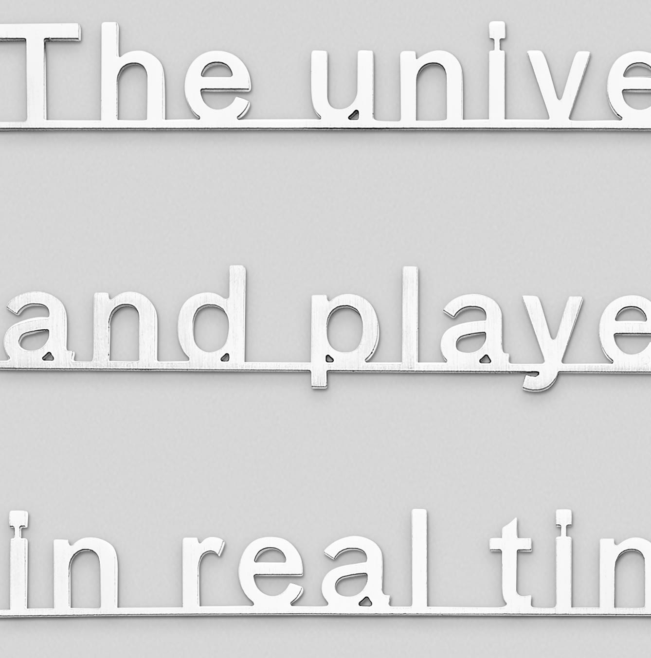 KATIE PATERSON, Ideas (the universe rewound and played back in real time), 2019