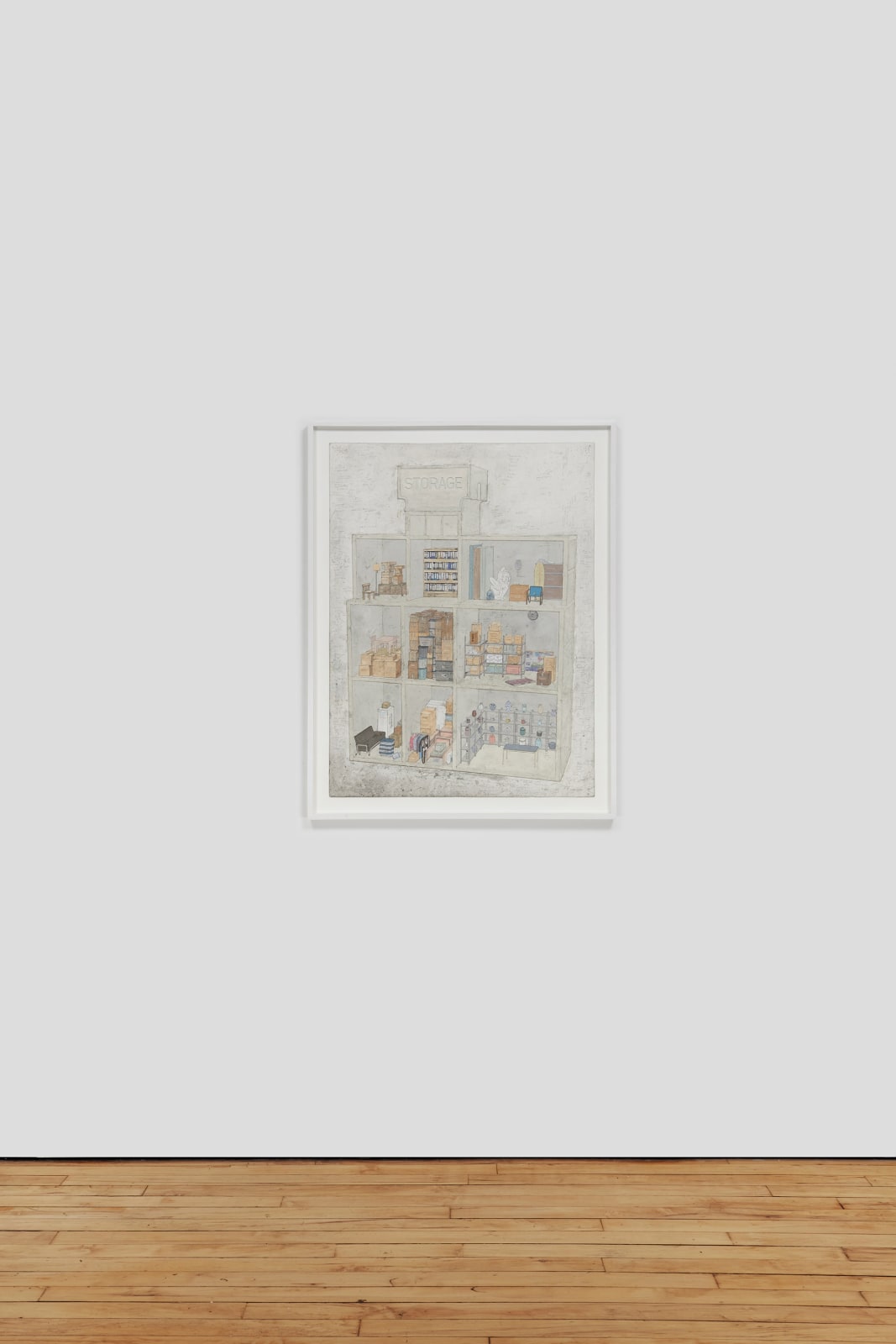 SIMON EVANS AND SARAH LANNAN, This American Dollhouse Storage, 2023