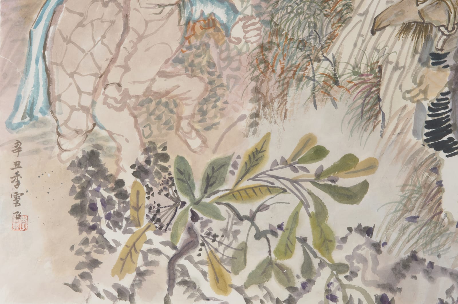 YUN-FEI JI, The three hooded men, 2021