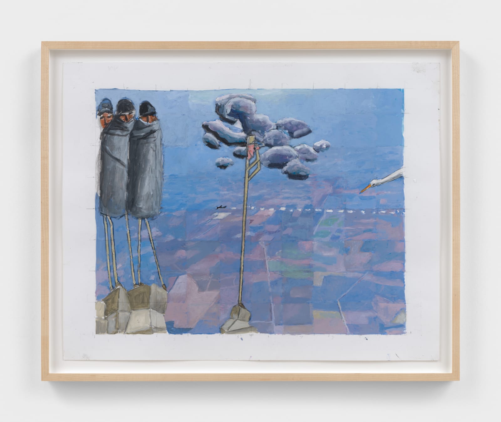 MERNET LARSEN, The Lookout (after Cézanne), 2024