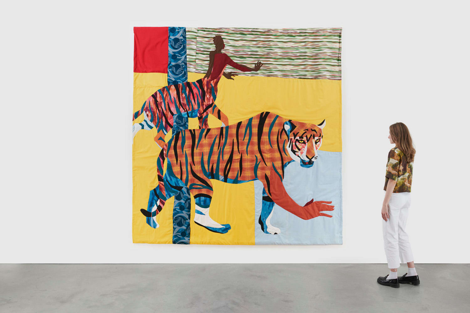 CHRISTOPHER MYERS, Men turning into Tigers, 2022