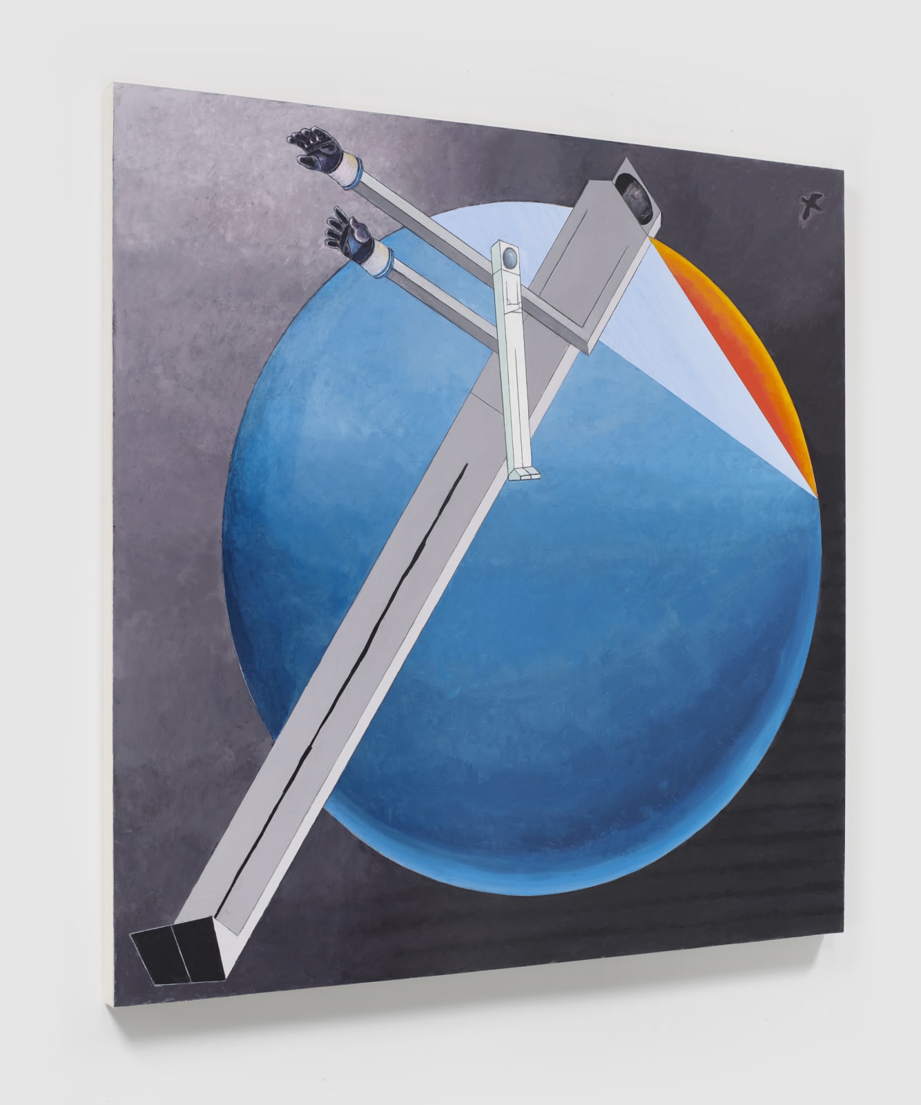 MERNET LARSEN, Astronauts: Sunset (after El Lissitzky), 2020