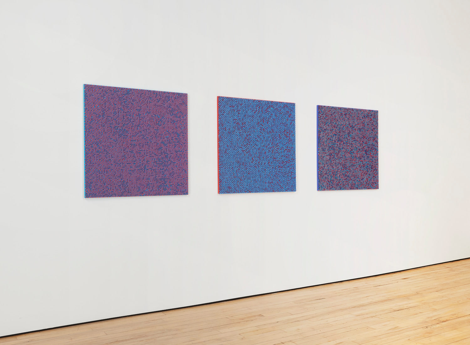 SPENCER FINCH, Optical Study (red/blue/violet), 2022
