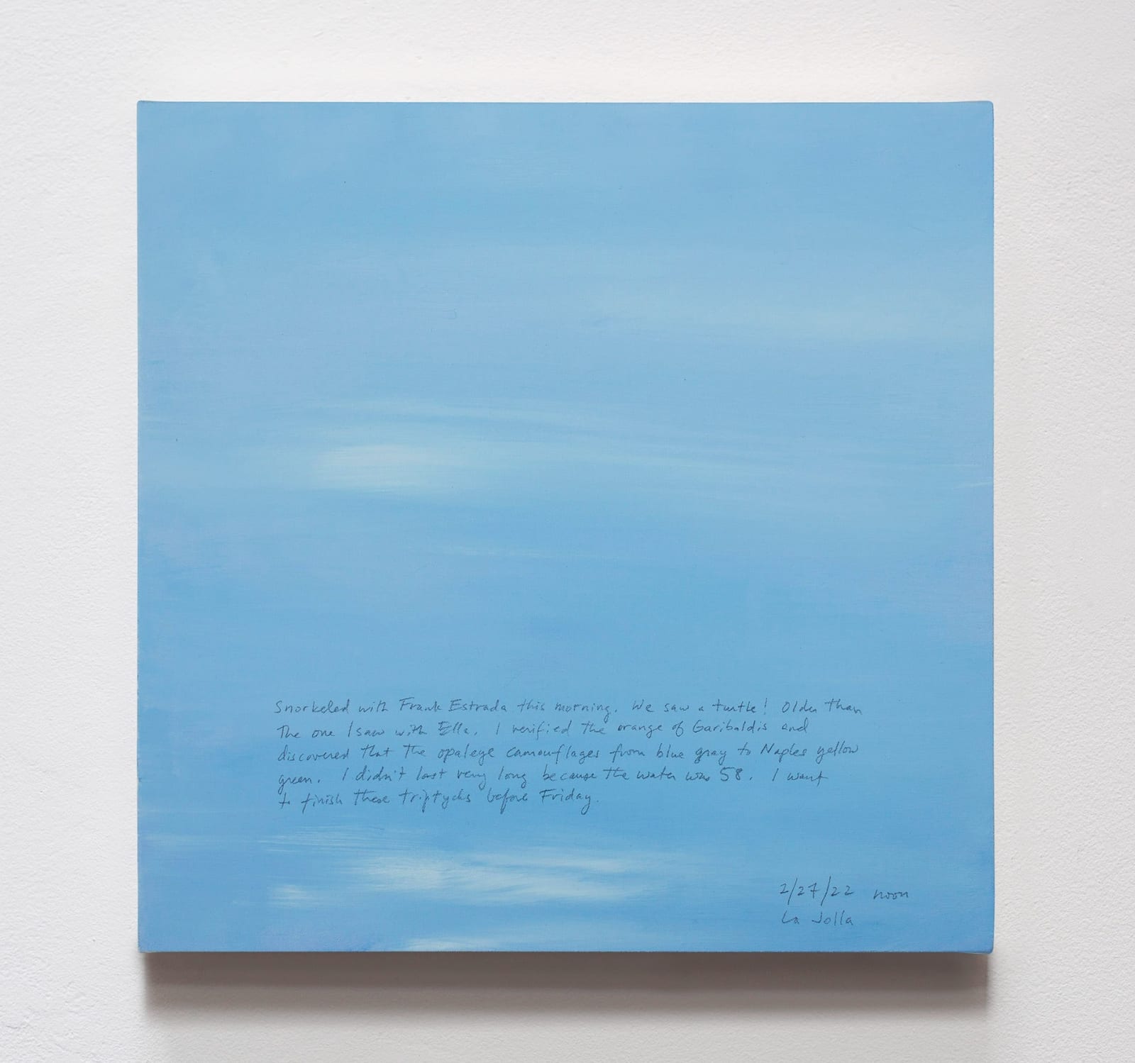 BYRON KIM, Sunday Painting (2/27/2022), 2022