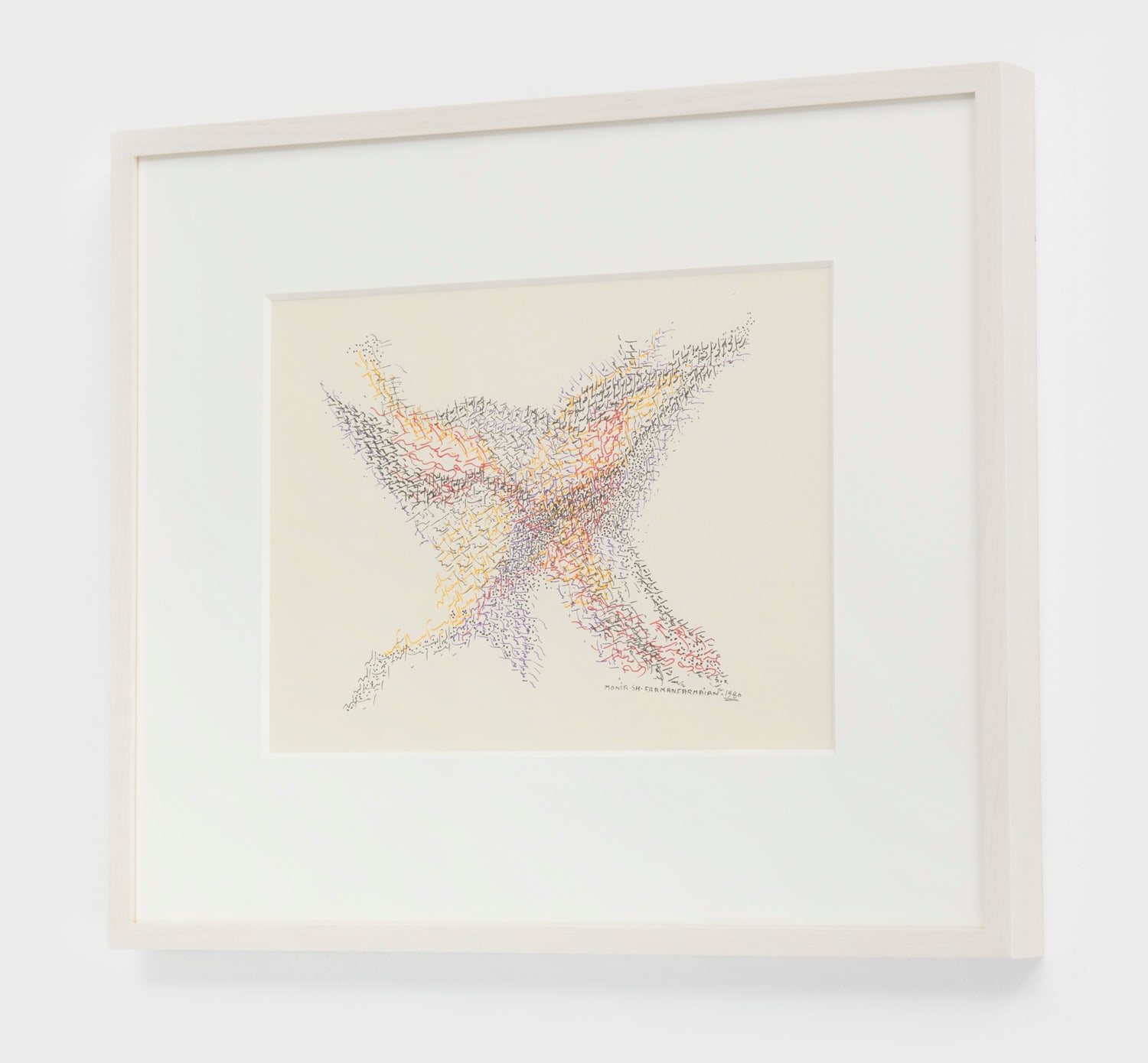 MONIR SHAHROUDY FARMANFARMAIAN, Untitled (Calligraphy 22), 1980