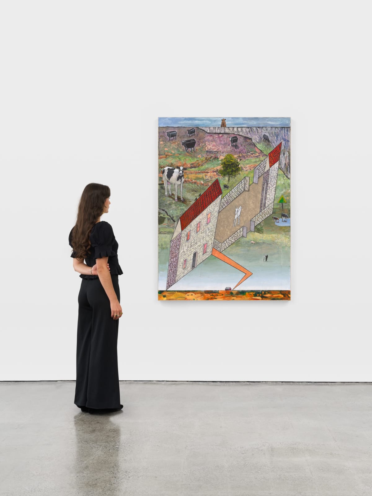 MERNET LARSEN, Cows Coming Home, 2024