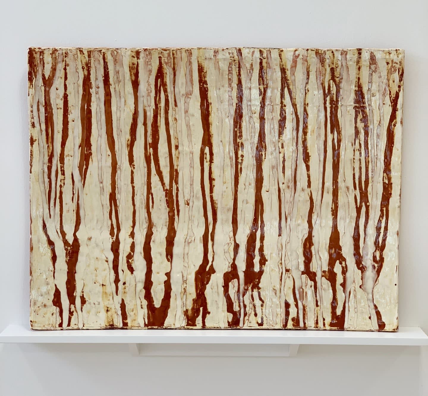 MARIT TINGLEFF, Standing Tiles Series: Red and White, 2020