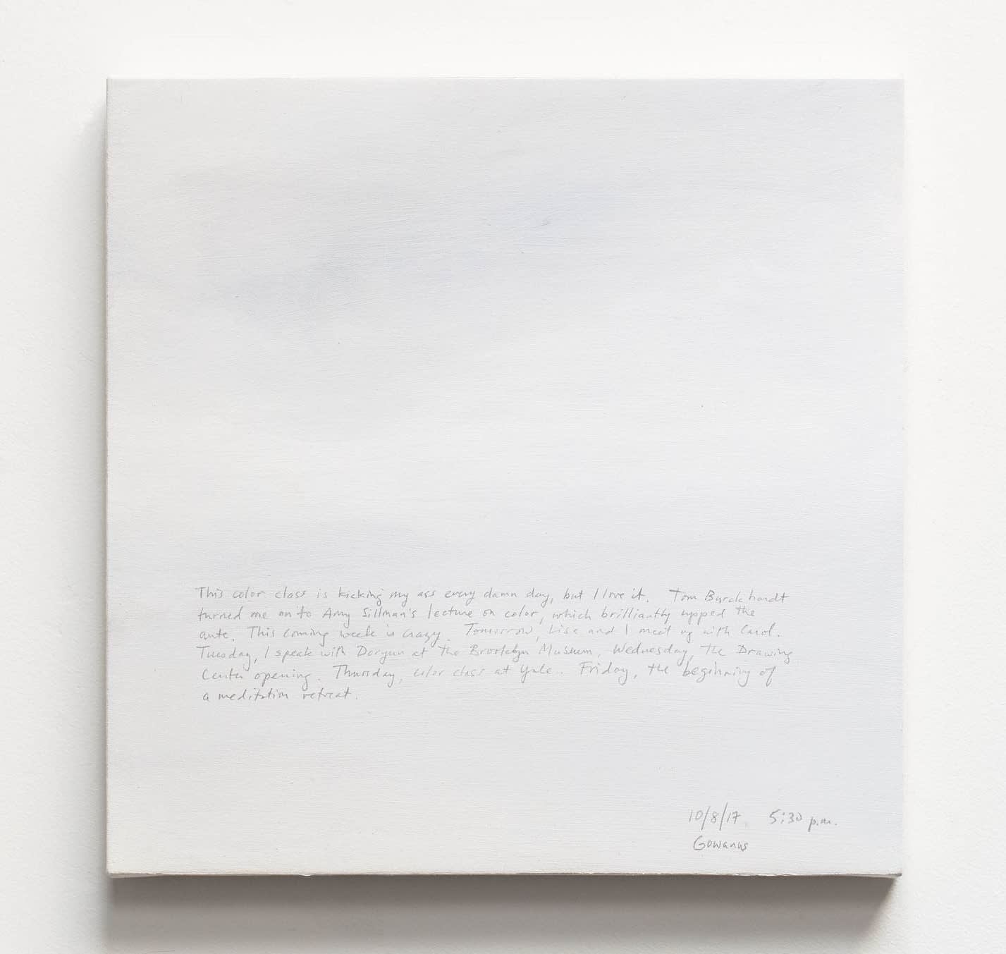 BYRON KIM, Sunday Painting 10/8/17, 2017