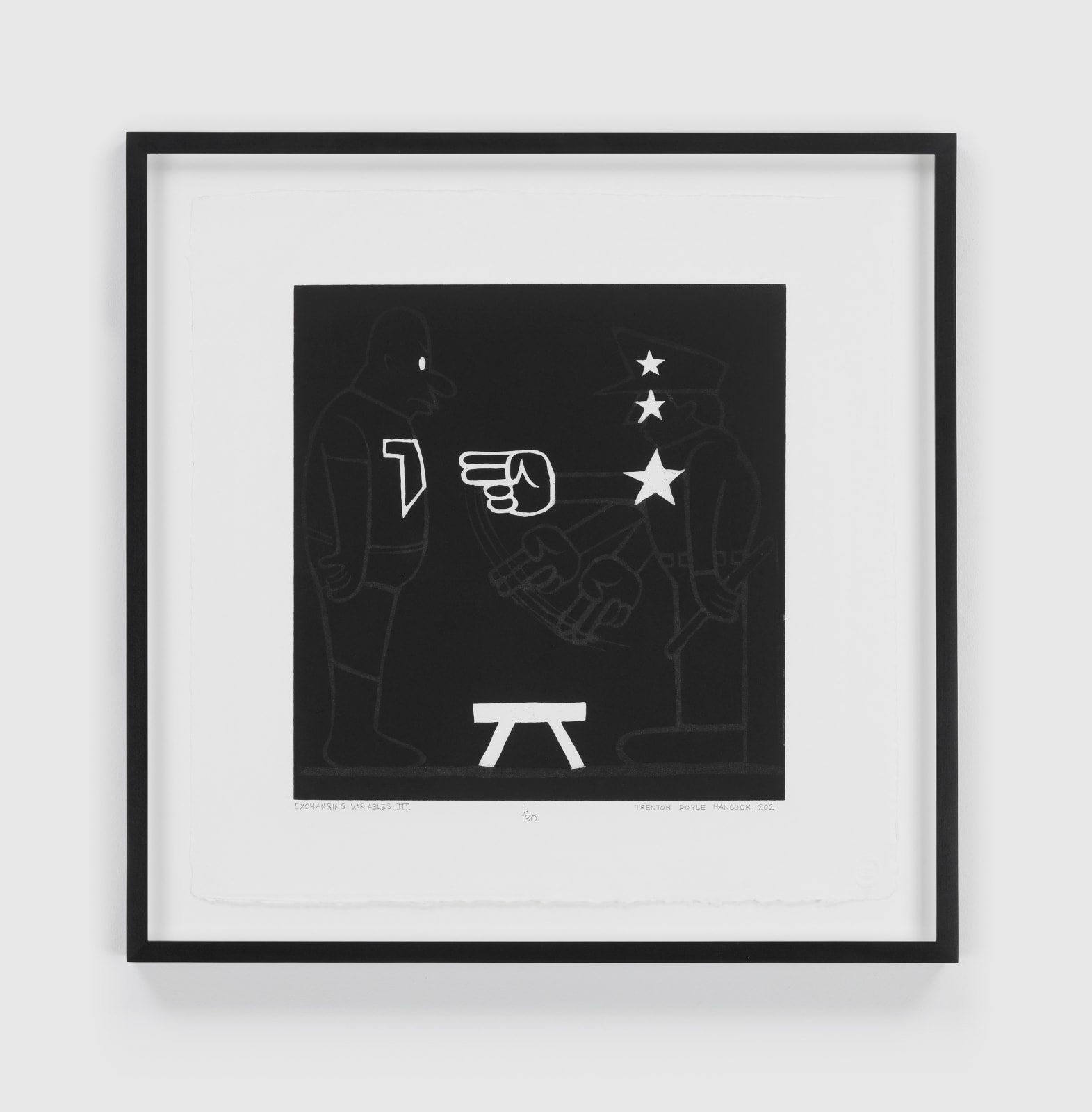 TRENTON DOYLE HANCOCK, Exchanging Variables, 2021