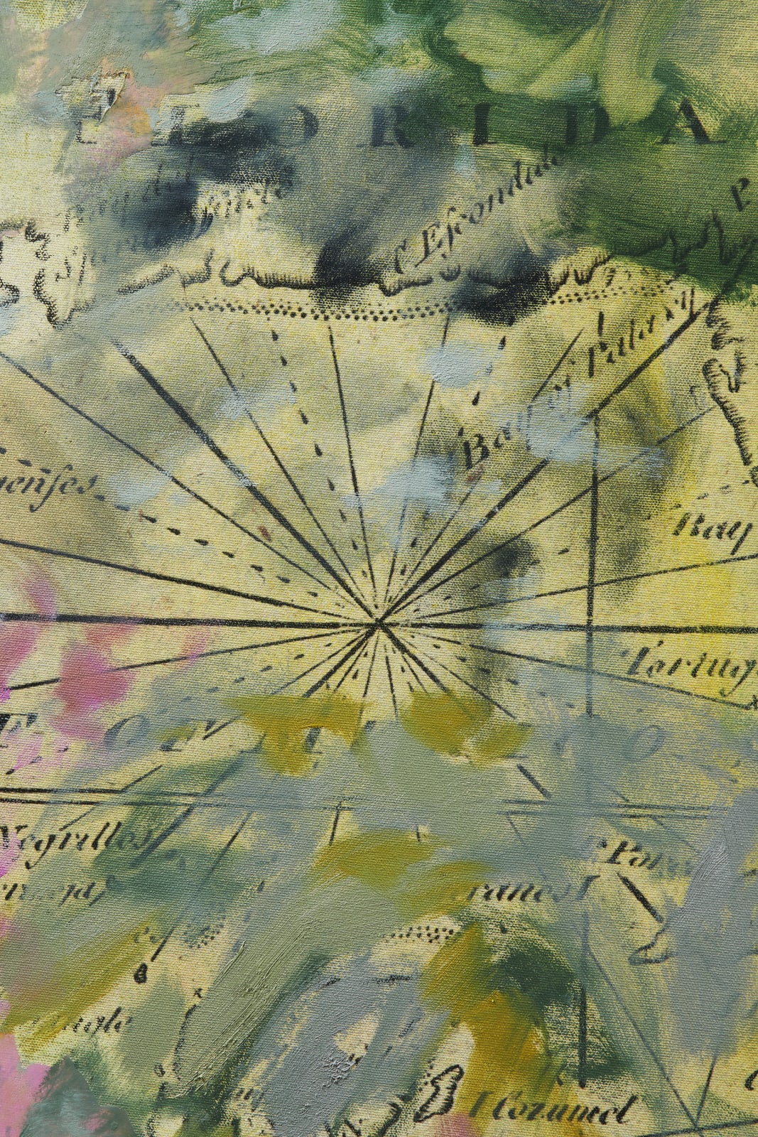 FIRELEI BÁEZ, Laure (New Generall Chart for the West Indies of E. Wright's Projection), 2021