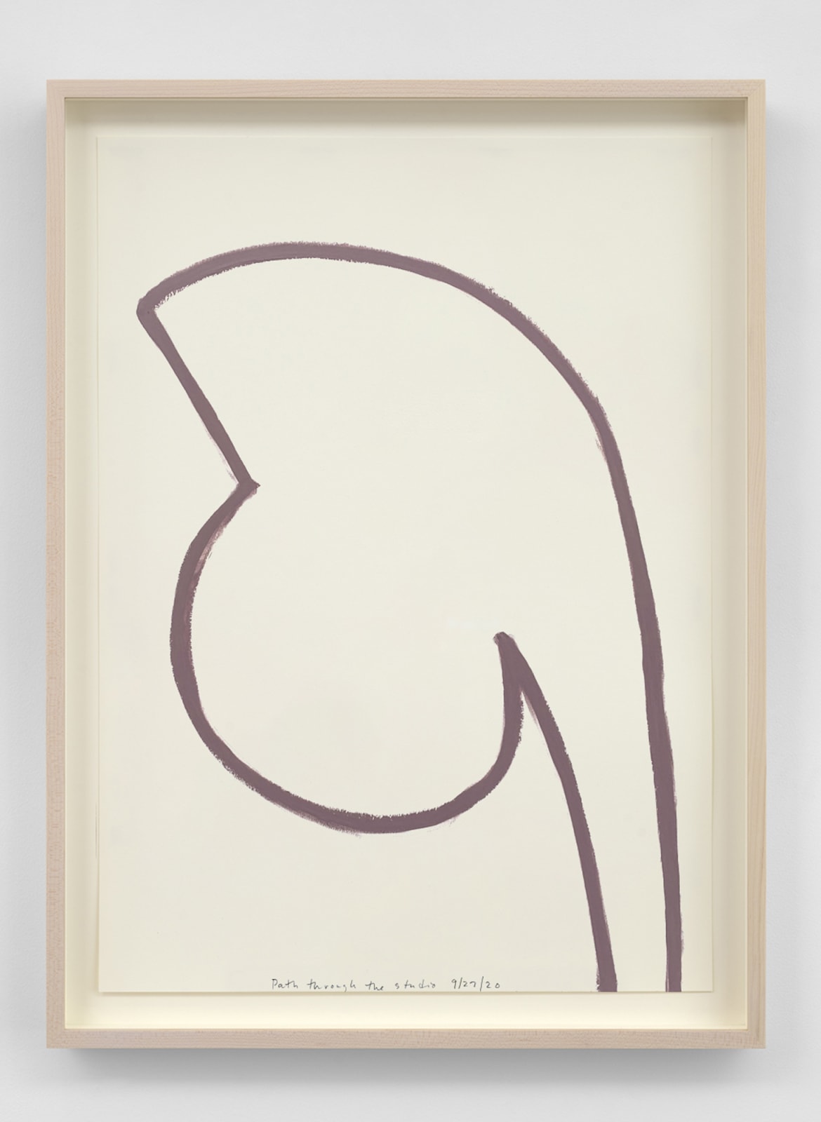 SPENCER FINCH, Paths through the studio (8/31/20 - 10/10/20), I, 2020