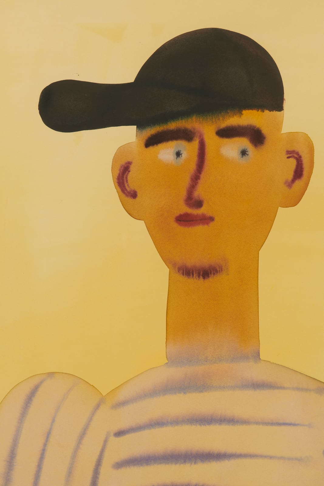 GRACE WEAVER, Untitled (Portrait of a Boy), 2021