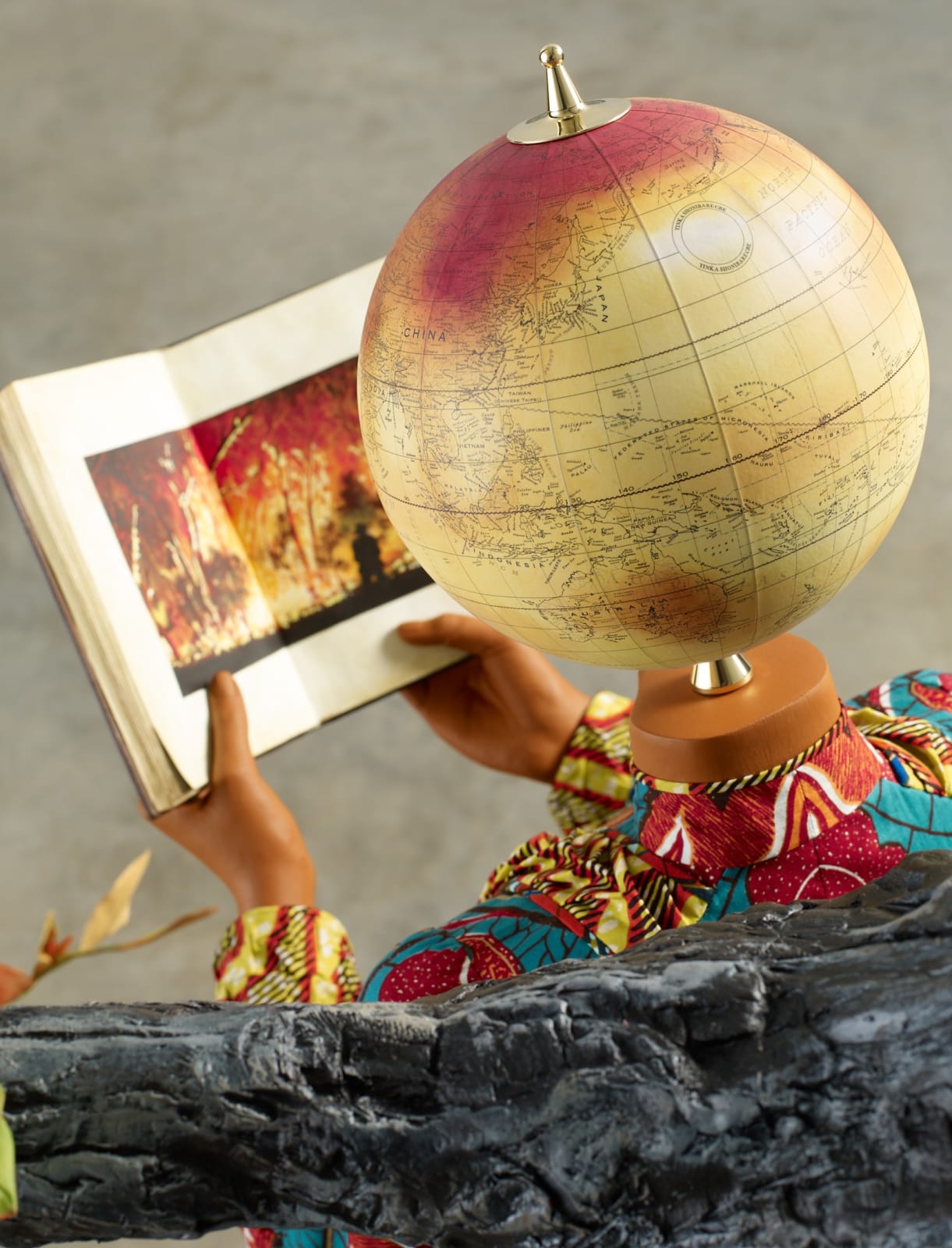 YINKA SHONIBARE, Fire Kid (Girl), 2020
