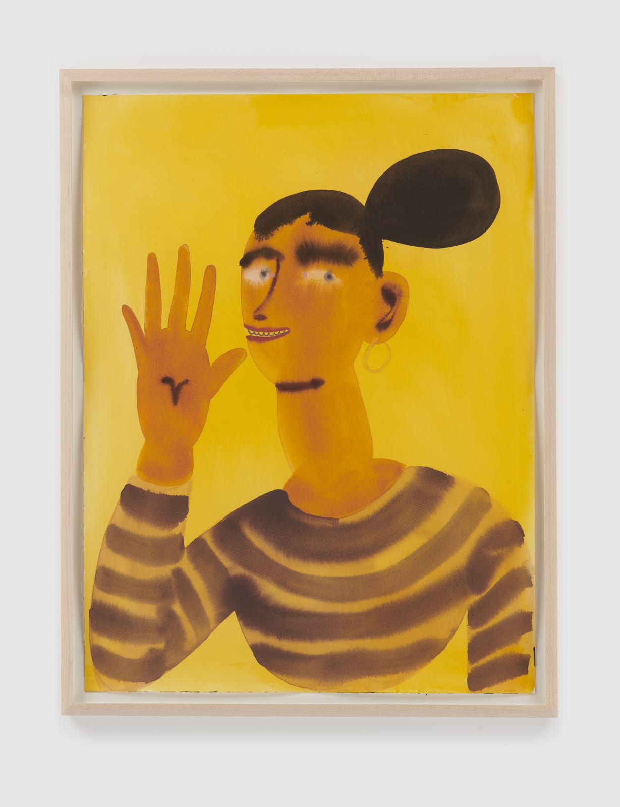 GRACE WEAVER, Untitled (Portrait of a Girl), 2021