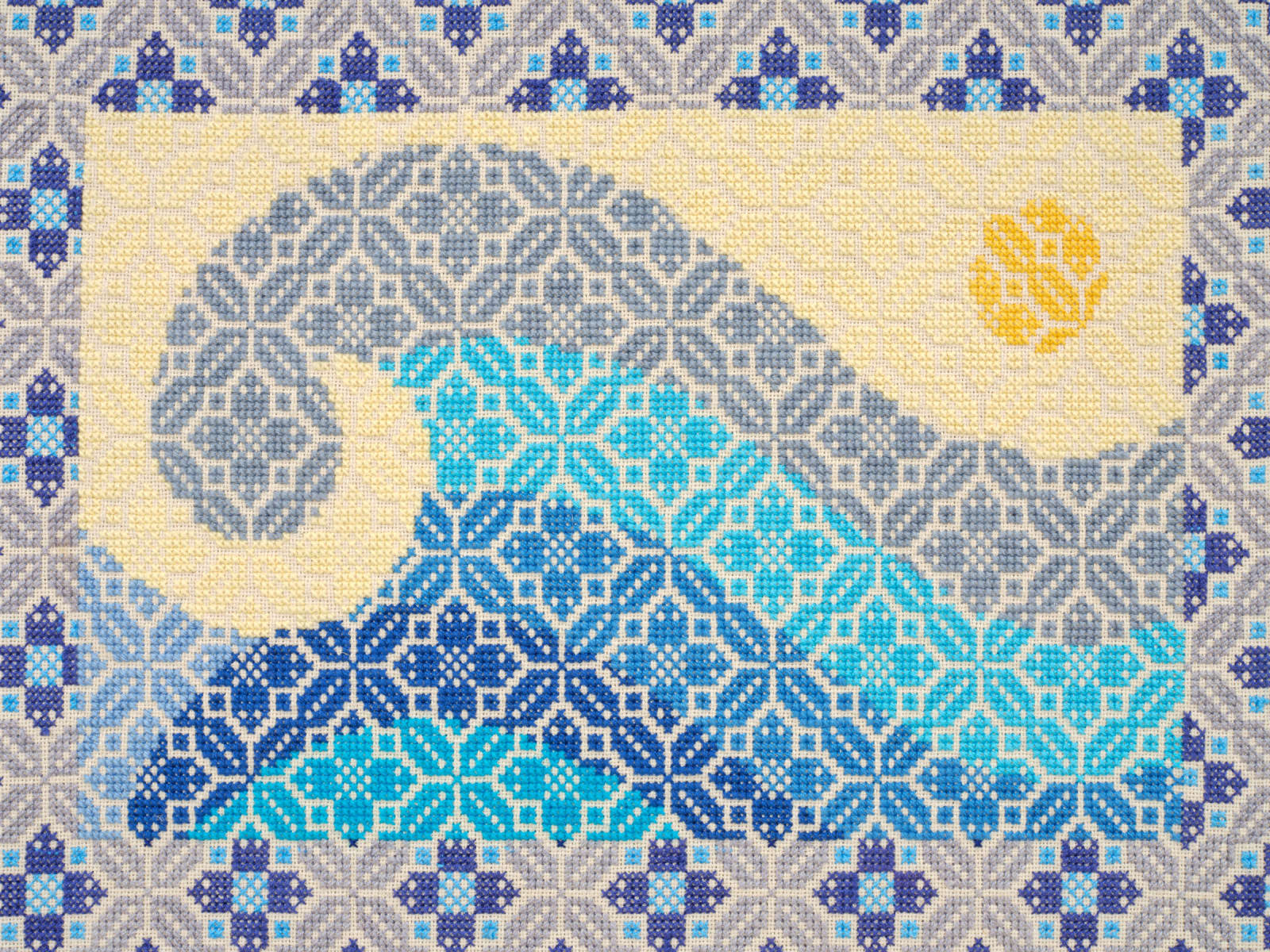 JORDAN NASSAR, How blue is the sea !, 2020