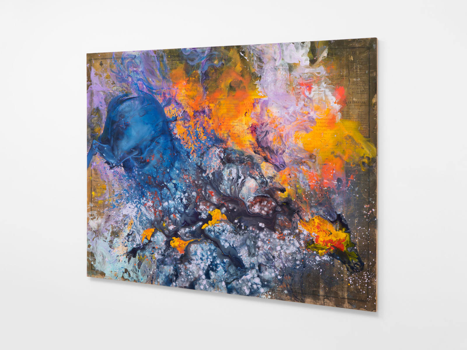 FIRELEI BÁEZ, Untitled (Les tables de geographie reduites en un jeu de cartes), 2022