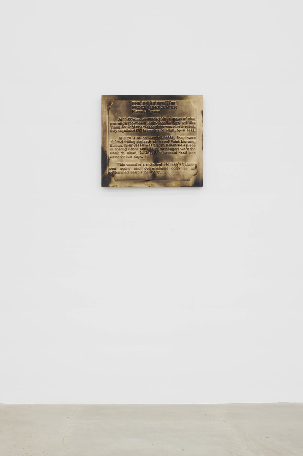 TUAN ANDREW NGUYEN, Memorial To A Piece Of Floating Debris, 2019
