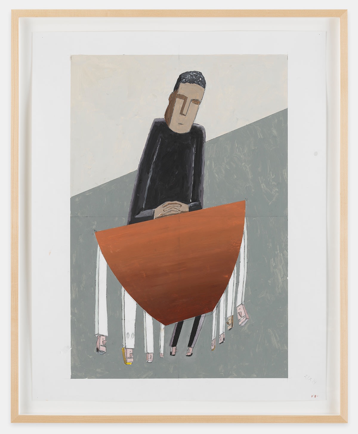 MERNET LARSEN, Situation Room Study (dangle), 2018