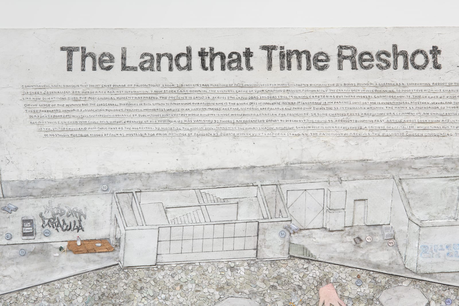 SIMON EVANS AND SARAH LANNAN, The Land that Time Reshot, 2021