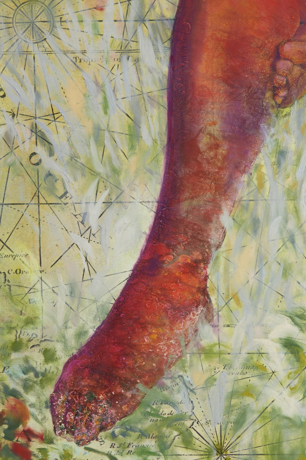 FIRELEI BÁEZ, Laure (New Generall Chart for the West Indies of E. Wright's Projection), 2021
