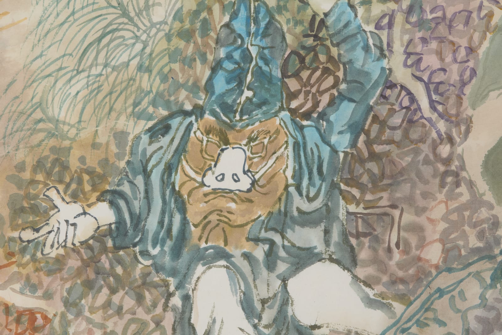 YUN-FEI JI, The three hooded men, 2021