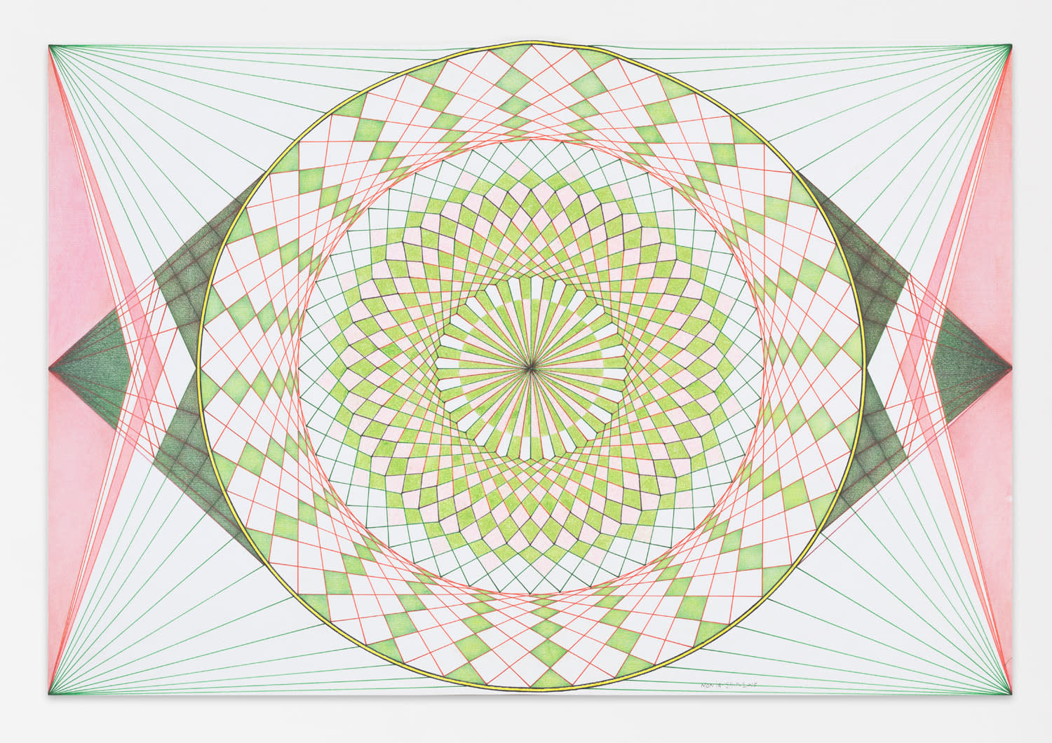 MONIR SHAHROUDY FARMANFARMAIAN, Free Drawing 9, 2015