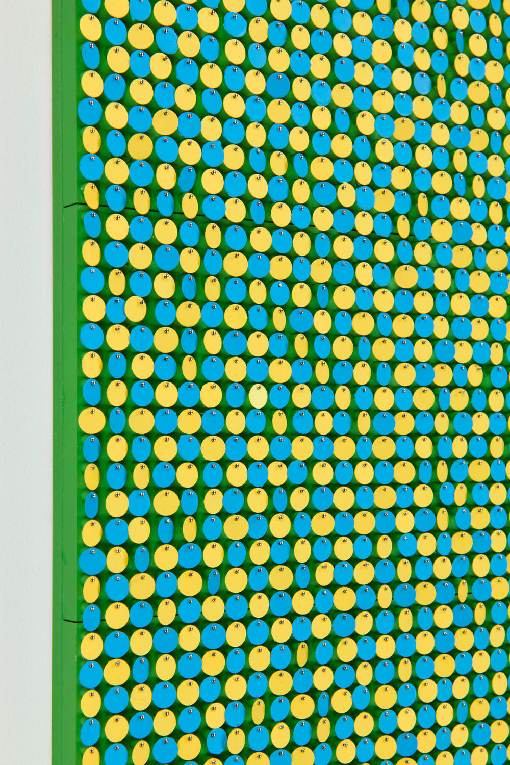 SPENCER FINCH, Optical Study (yellow/blue/green), 2022