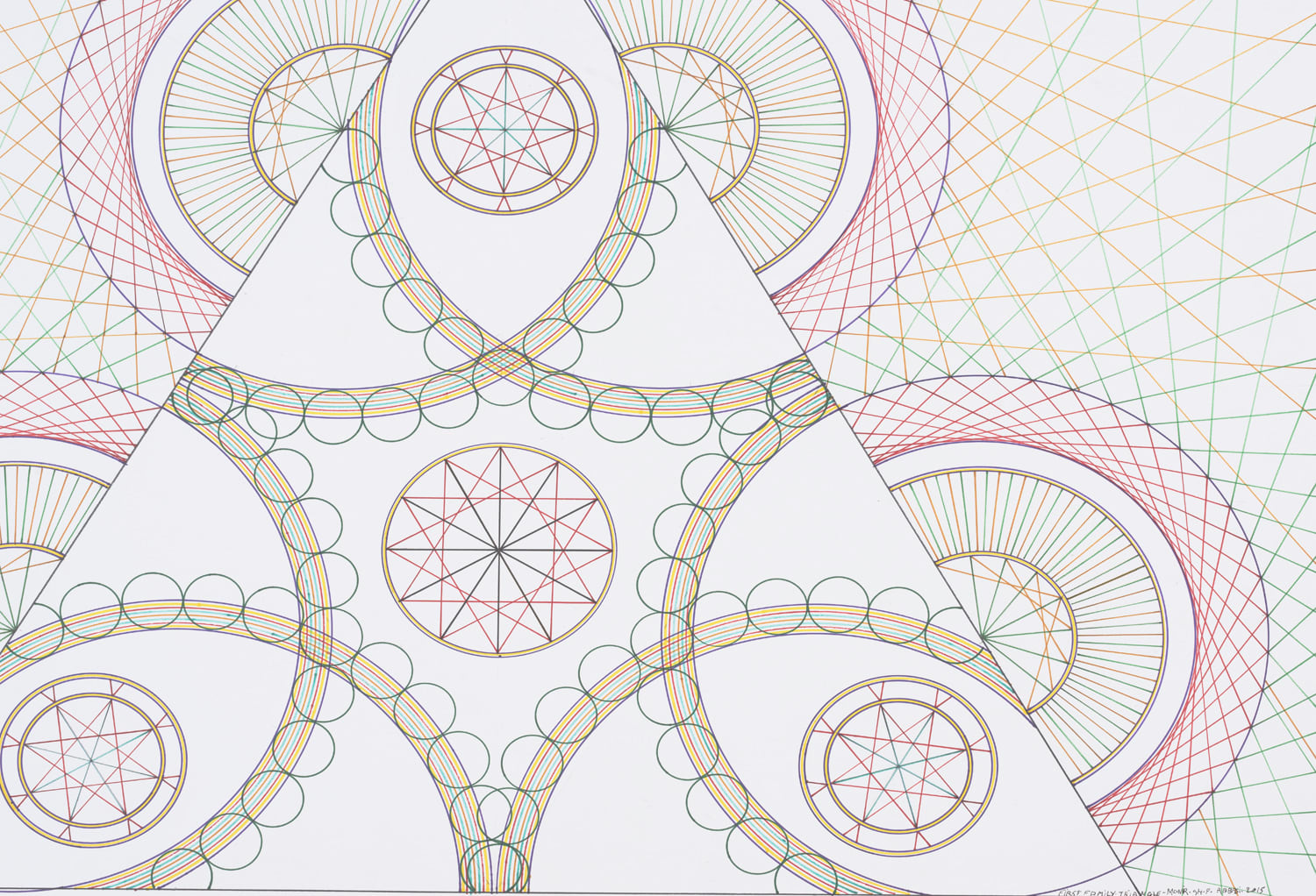 MONIR SHAHROUDY FARMANFARMAIAN, First Family Triangle, 2015