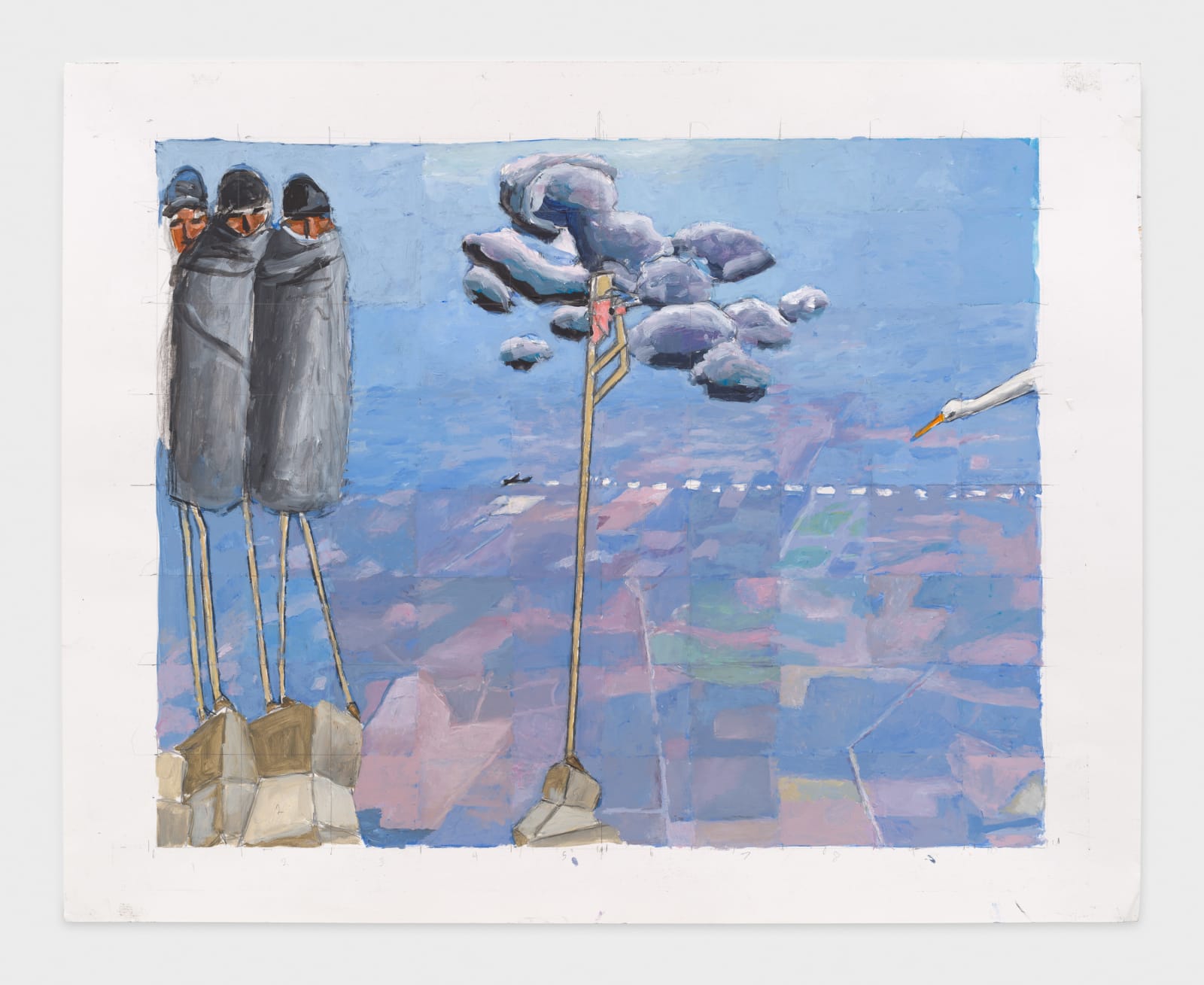 MERNET LARSEN, The Lookout (after Cézanne), 2024