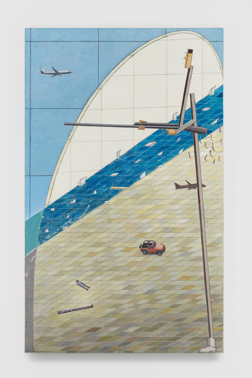MERNET LARSEN, Beach (after El Lissitzky), 2020
