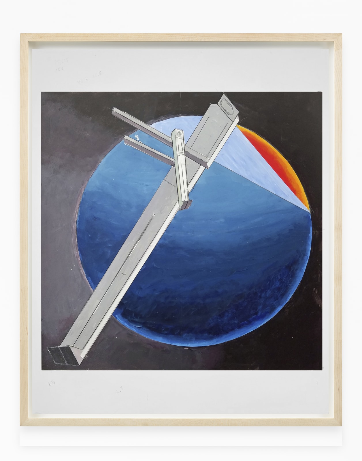MERNET LARSEN, Study for Astronauts, Sunset (after El Lissitzky), 2020