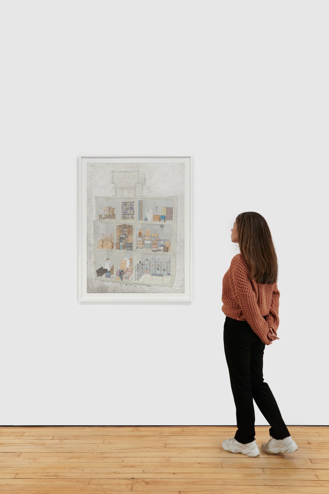 SIMON EVANS AND SARAH LANNAN, This American Dollhouse Storage, 2023