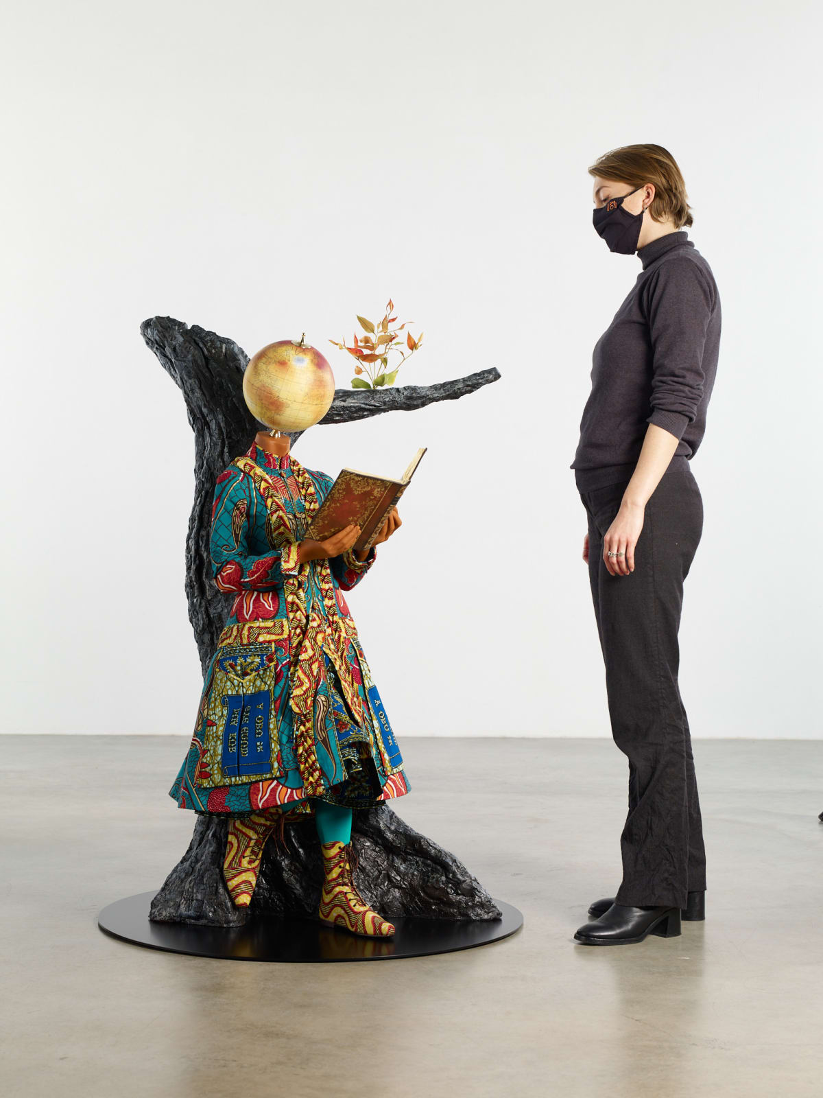 YINKA SHONIBARE, Fire Kid (Girl), 2020