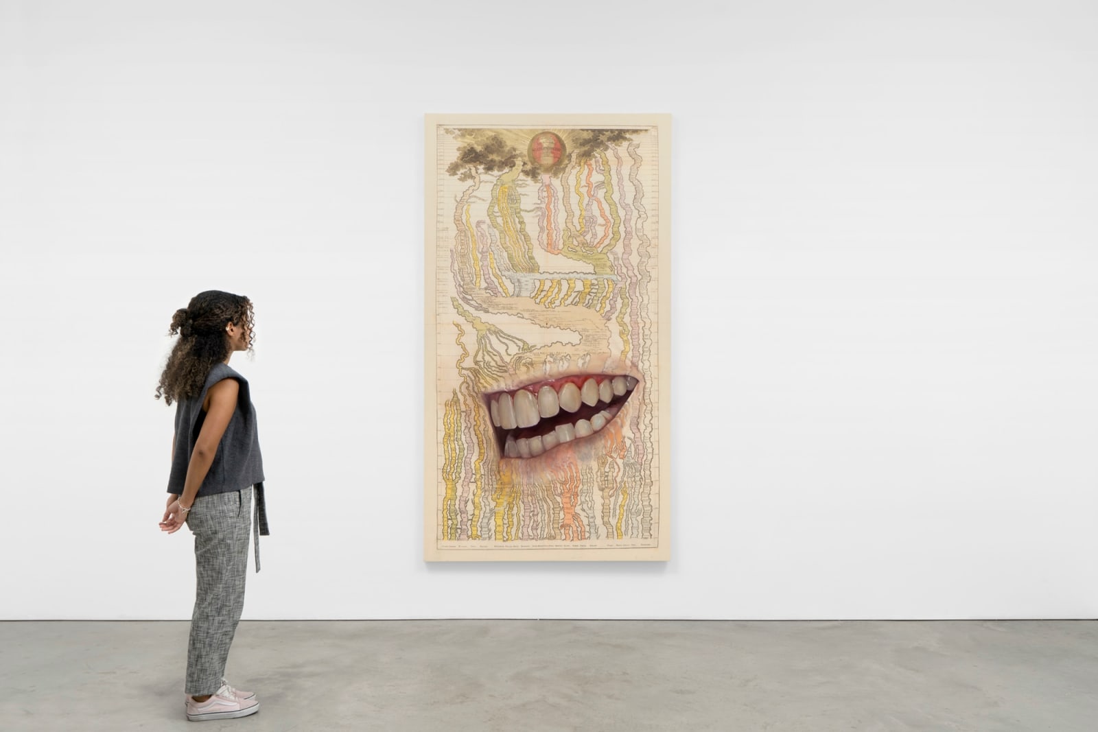 FIRELEI BÁEZ, Untitled (Der Strom der Zeiten oder bildliche Darstellung der Weltgeschichte), 2022