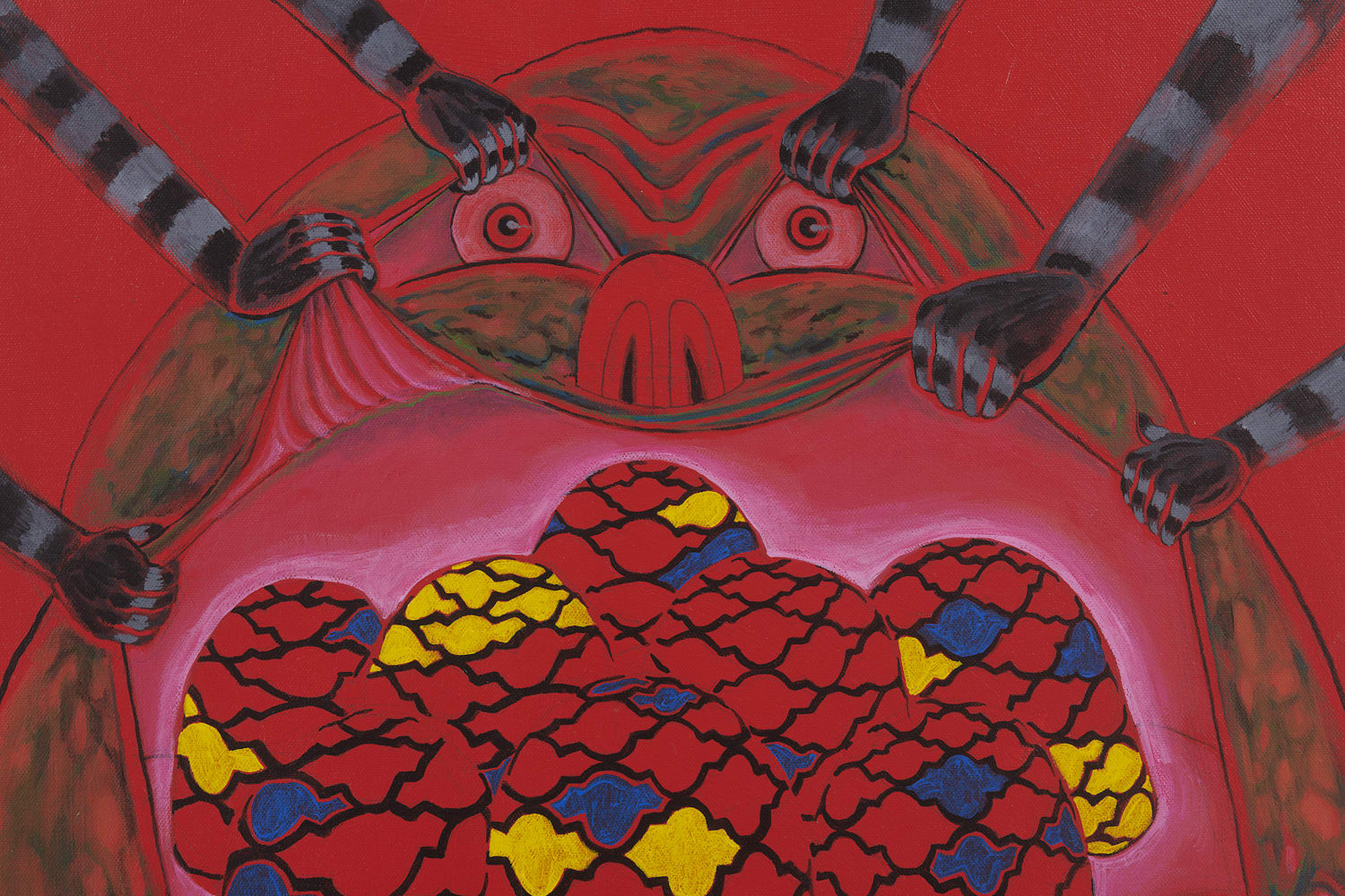 TRENTON DOYLE HANCOCK, Becoming the Toymaker, Phase 11 of 41: Attack Me With Her Lovely Strange Candy, 2020